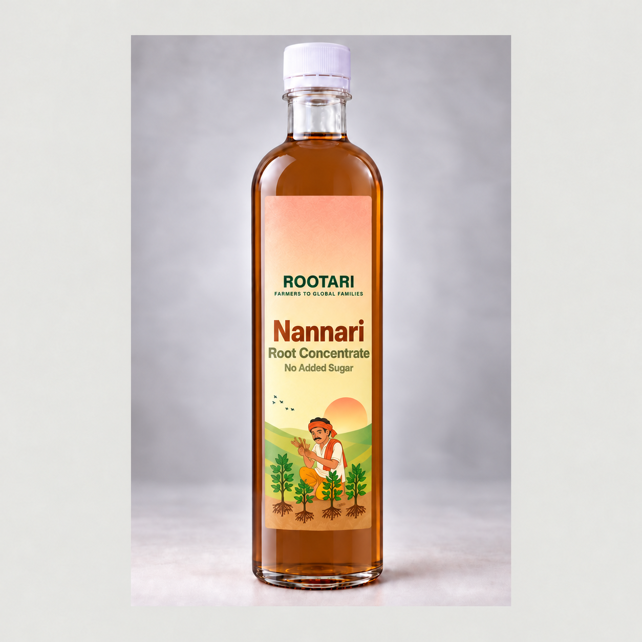 ROOTARI Nannari Root Concentrate No Added Sugar premium 750 ml bottle